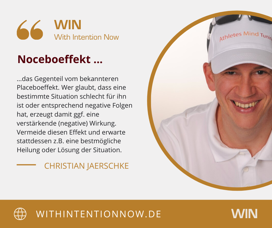 WIN - Noceboeffekt